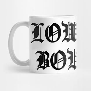 Old English Low Key Bougee Mug